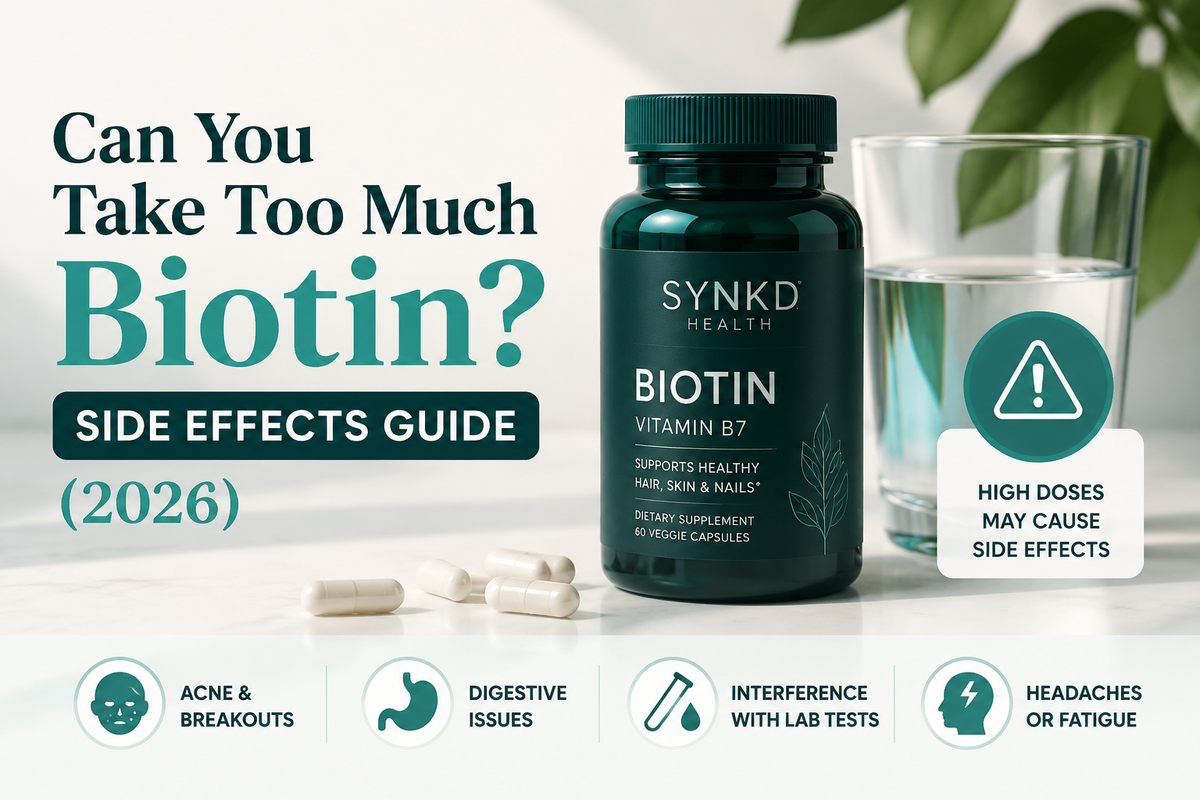 Can You Take Too Much Biotin? Side Effects Guide (2026)