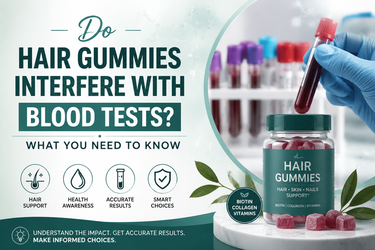 Do Hair Gummies Interfere With Blood Tests?