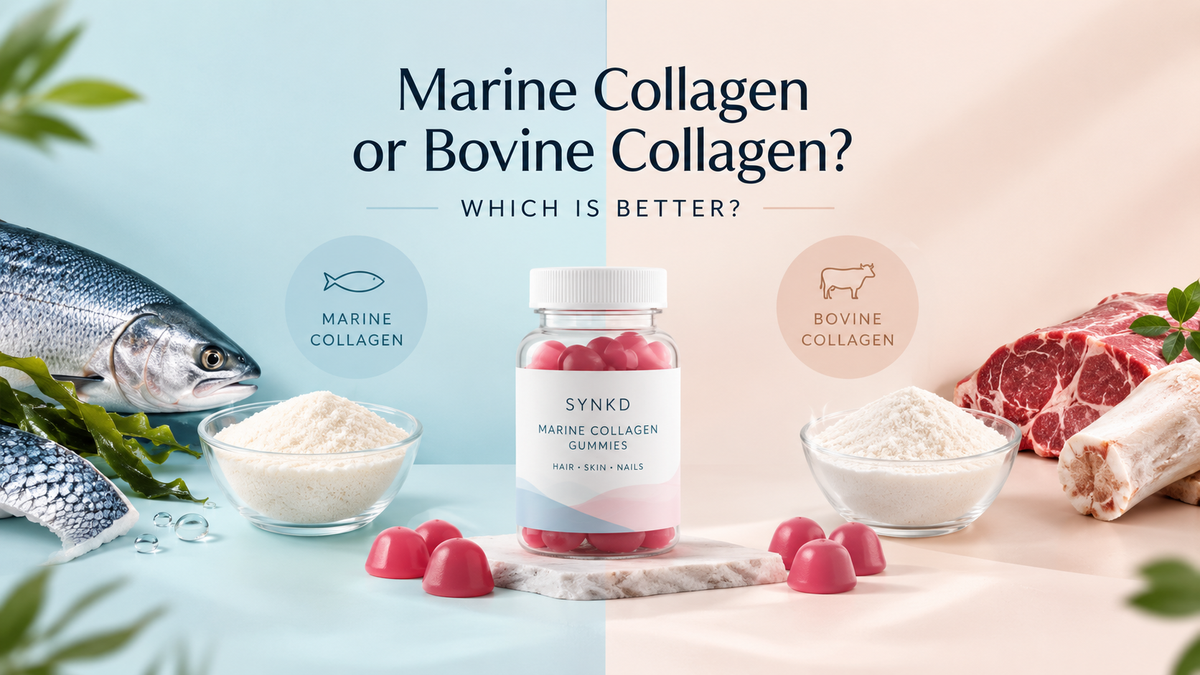 Marine Collagen vs Bovine Collagen: Which Is Better for Skin, Hair & Nails?