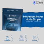ClearMind+ Focus & Energy Mushroom Gummies (1953mg)